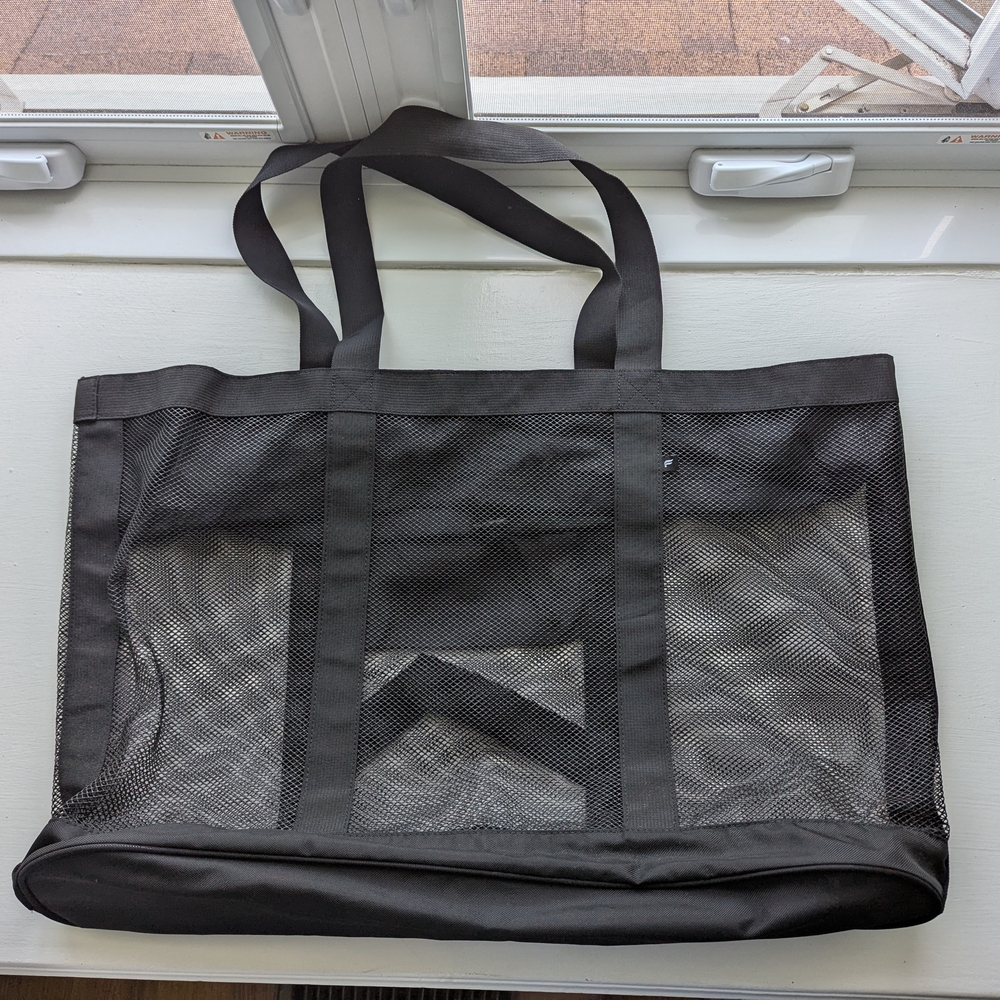 FBALETICS Black Mesh Tote Bag